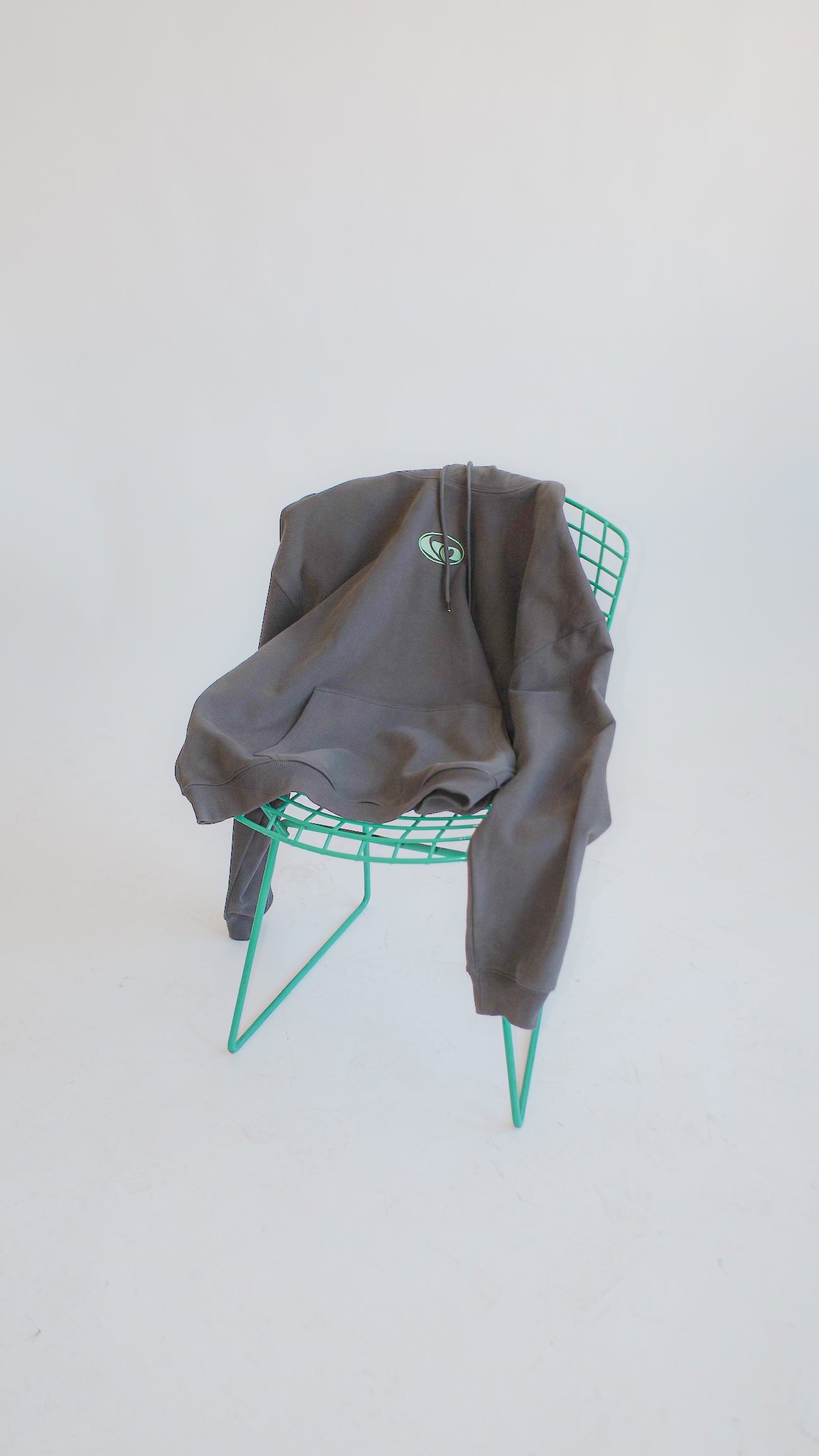 Wholesome Propaganda Grey Graphic Hoodie