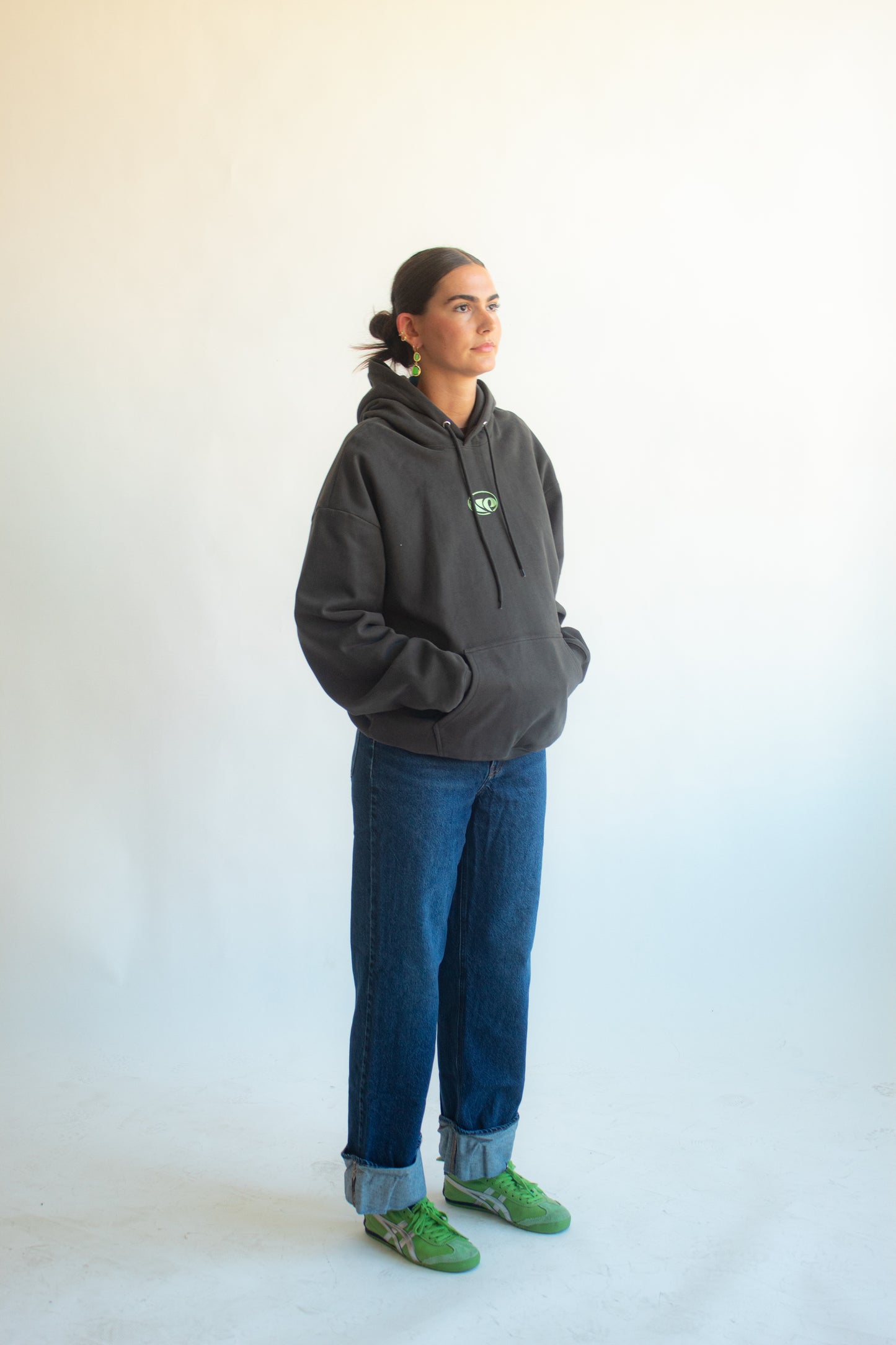 Wholesome Propaganda Grey Graphic Hoodie